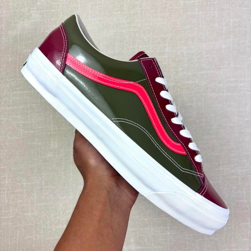 🍷 2024 Vans LX Old Skool 36 “Patent Leather Bordeaux” 13M